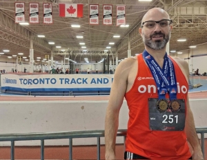 Ο Νίκος Λάμαρης κέρδισε το άλμα εις μήκος στο πρωτάθλημα της επαρχίας του Οντάριο