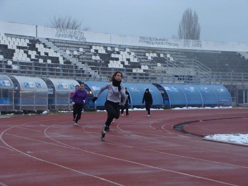 Χειμερινή προπόνηση και σκέψεις από την Άννα Δάφτσου